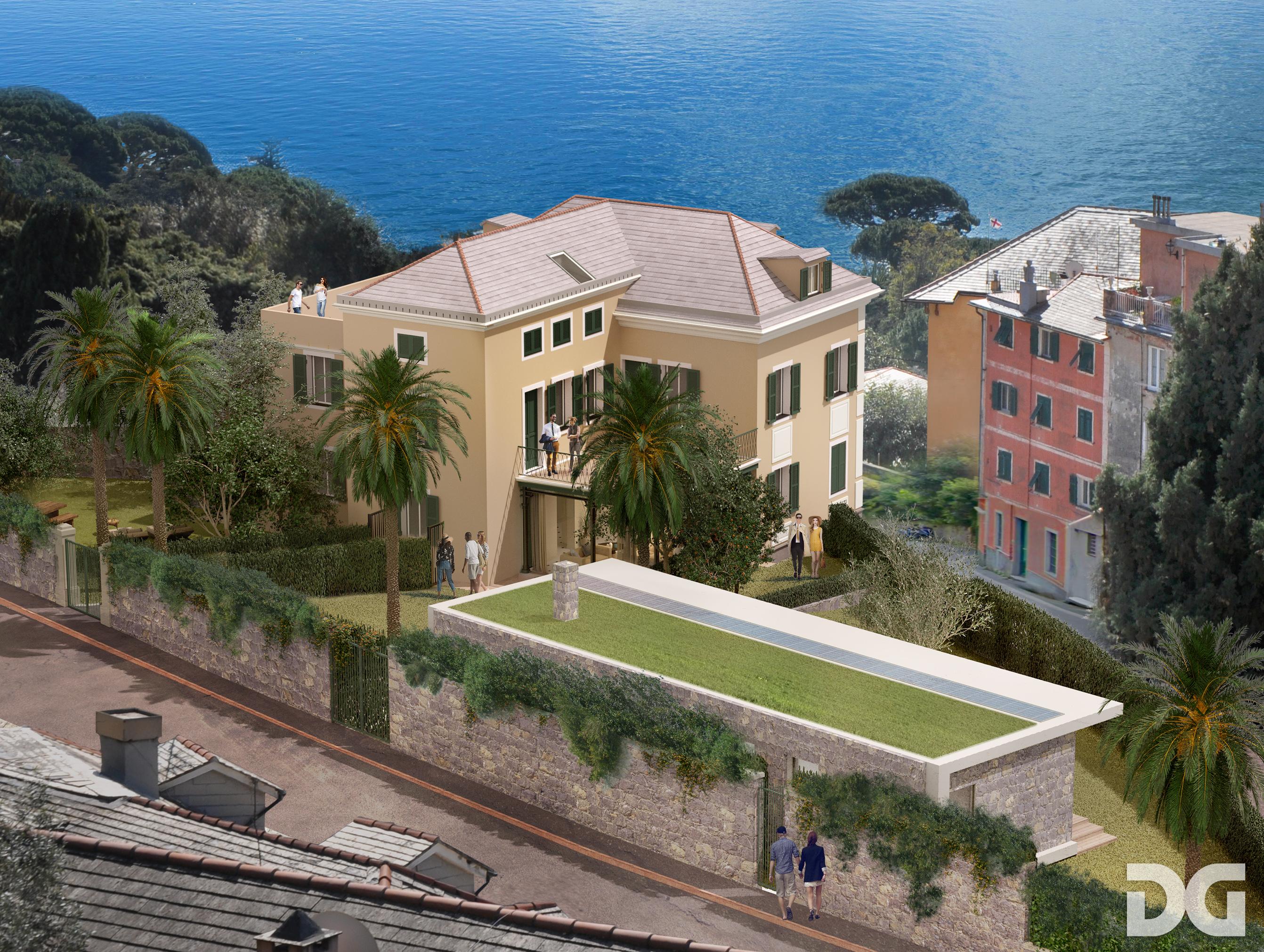 Immobiliare Del Guasta NERVI - VIA SANT’ILARIO – IN COSTRUZIONE - APPARTAMENTI, VILLETTA CON PISCINA, BOX 